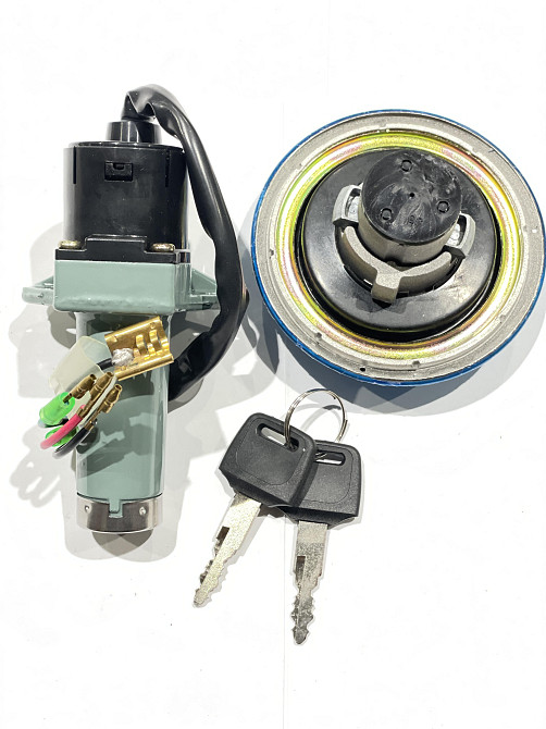 Замок запалювання (комплект) ZUBR (кругла кришка бака) ST Київ - фото 1