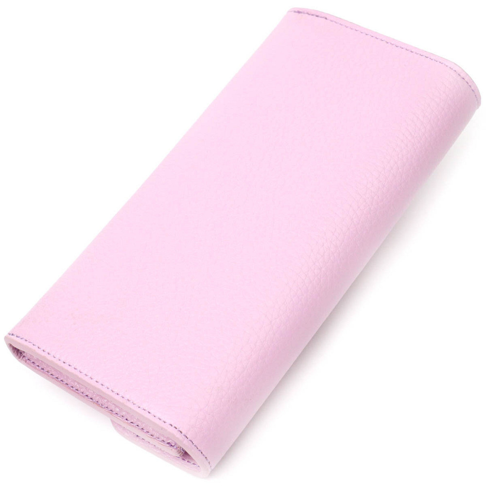 Стильный женский кошелек с монетницей на молнии из натуральной кожи Tony Bellucci 21964 Лиловый Киев - изображение 5