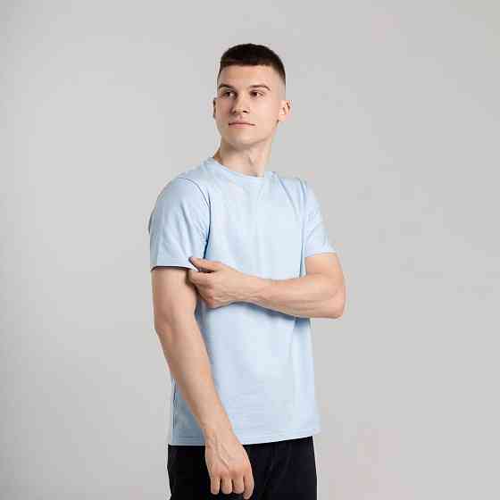 Мужская футболка светло-голубая Pobedov Peremoga Киев