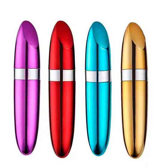 Вібратор для клітора "Помада" - Золото - Вібратори Вінниця