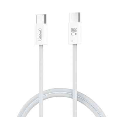 Дата кабель USB-C to USB-C 1.0m 60W white XO (CB-Q73CC) Вінниця