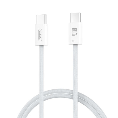 Дата кабель USB-C to USB-C 1.0m 60W white XO (CB-Q73CC) Вінниця - фото 1