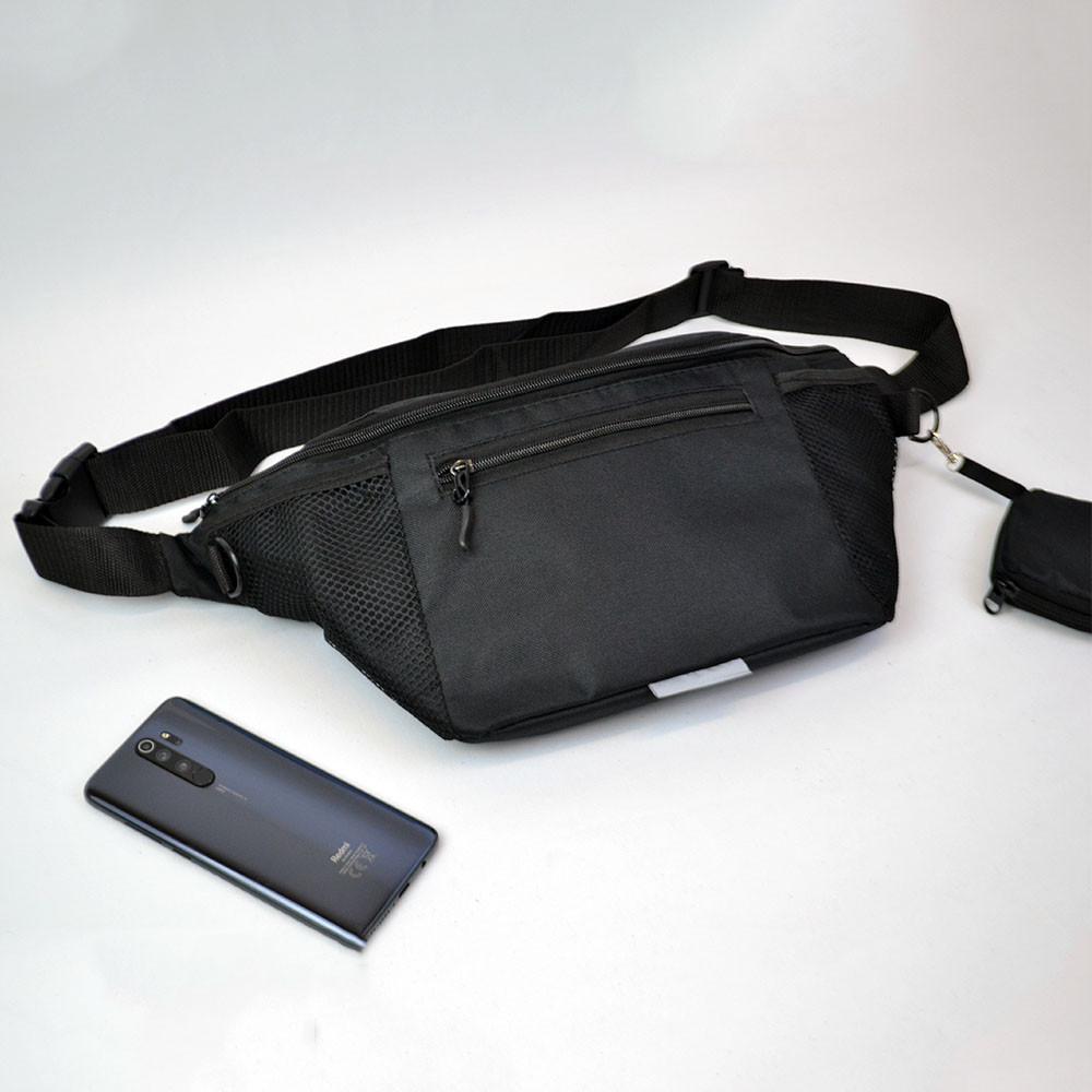 Сумка-бананка з додатковою кишенею, Чоловіча бананка з відділеннями, Чоловіча бананка надійна EM-38 Львів - фото 20