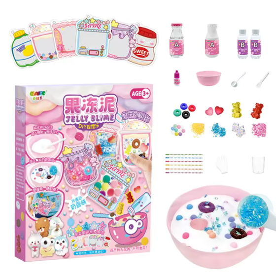 Набор для изготовления слаймов 6 штук антистресов,