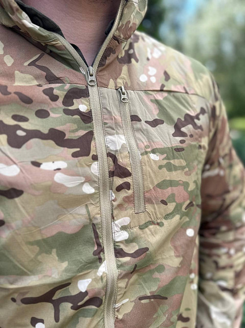 Літня водонепроникна чоловіча куртка штурмовка (Мультикам) 2XL Київ - фото 3