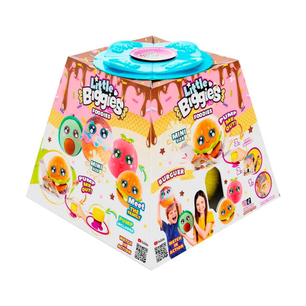 Ігровий набір Biggies серії Little Foodies - Бургер (надувна іграшка, насос) Дніпро - фото 2
