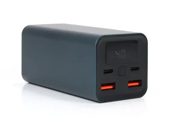Зовнішній акумулятор Power Bank KP PD-65 20000мАг 65Вт з LCD дисплеєм, 2 USB та 2 Type-C виходам Одеса