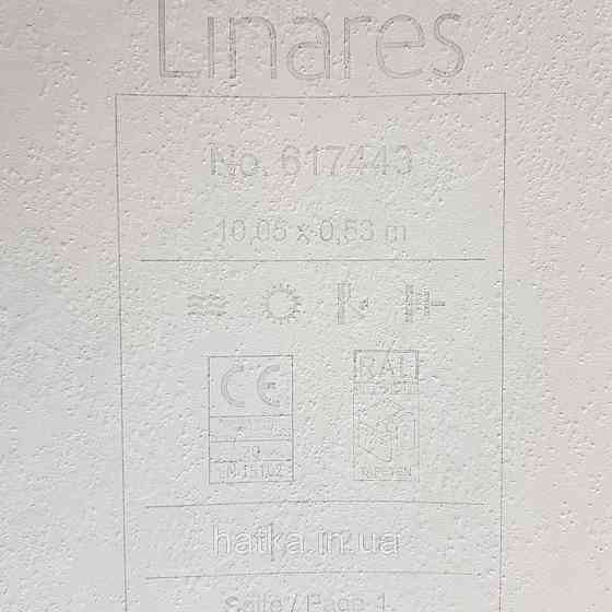 Шпалери вінілові на флізелін Rasch Linares 0.53х10 папороть листя зелені бірюзові на білому 617443 Київ