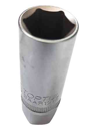 Головка свічкова з гумовим кільцем 16мм 3/8" BAAR-1216 Toptul Винница