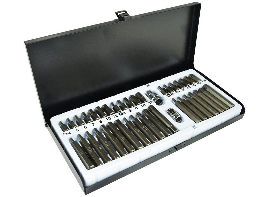 Набір біт торцевих "GeKo" [к-т  40 шт.]: Torx, Spline, Hex (шестигранні) Стрый - изображение 4