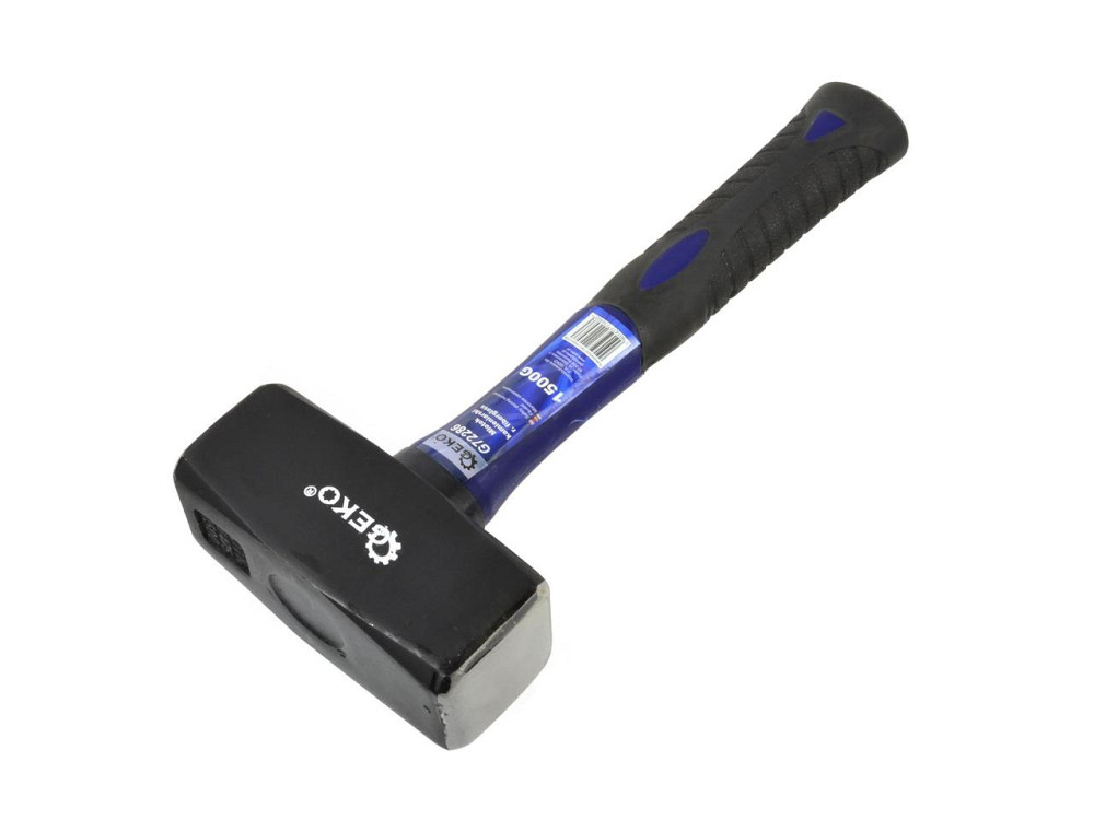 Молот (кувалда) "GeKo" 1,5 кг з ручкою зі скловолокна покритого TPR довжиною  262 мм Киев - изображение 4