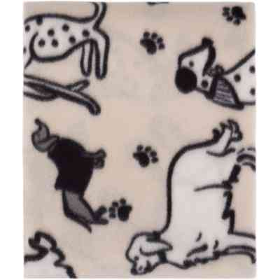 Плед Ardesto Fleece 100% полиэстер, песики, серый 130х160 см (ART0724PB) Винница