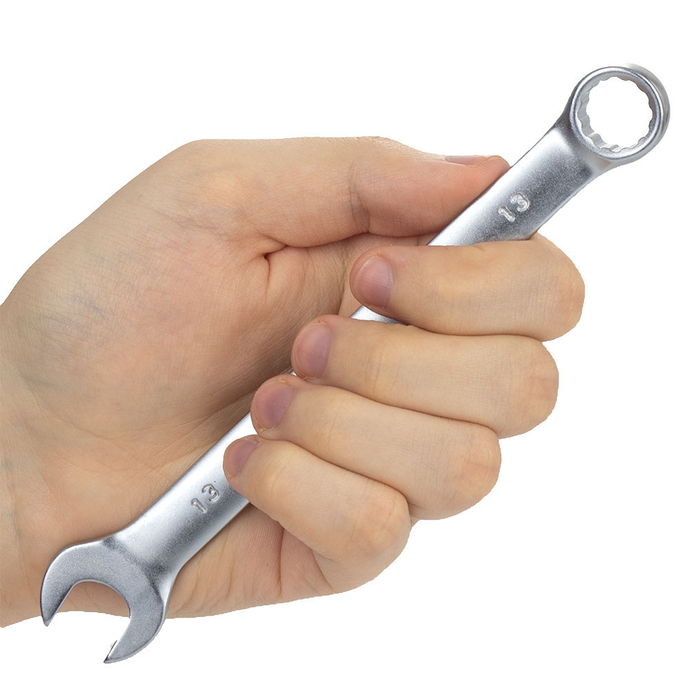 Ключ рожково-накидный 13мм CrV GRAD (6020585) Ровно - изображение 7