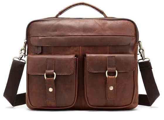 Сумка мужская Vintage 14717 Коричневая Киев