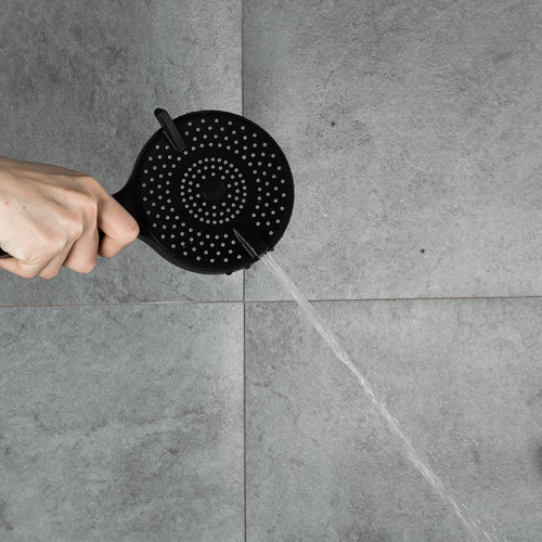 Змішувач для ванни з душовим гарнітуром FRAP F2267-6 чорний Київ - фото 7