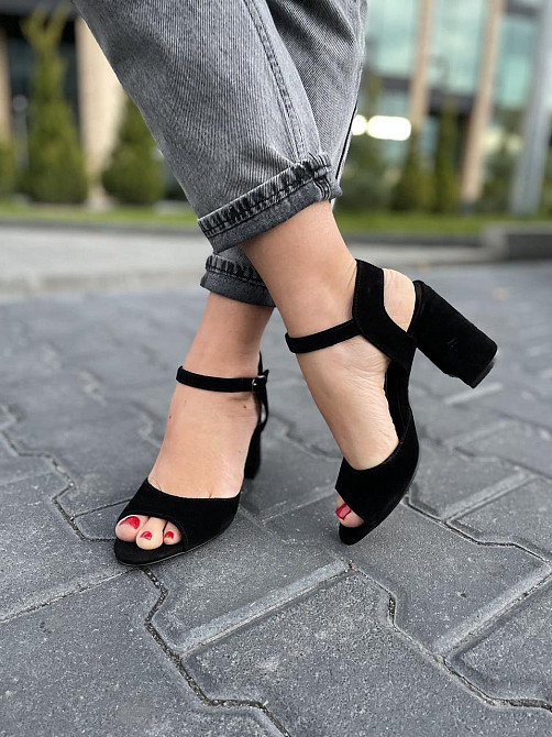 Nivelle Босоніжки жіночі NIVELLE 1897/9510-9544 чорні (літо, замша натуральна) (3709) Коломия - фото 8