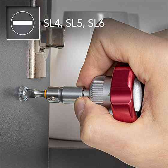 Отвертка с набором бит Trotec 40 pieces Bit and Socket Wrench Set (6200001005) Винница