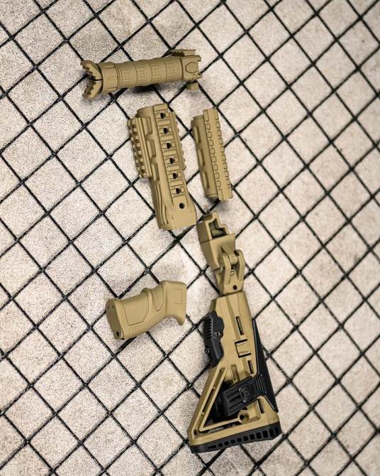 Набор приклад телескопический Fab Defense coyot ВТ6832 Одесса - изображение 3