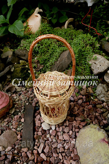 Кошик плетений під літрову банку Київ - фото 5