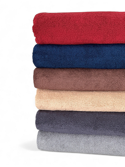 Рушник банний Ideal Textile махровий 100х150 см (56860335) Бордовий Чернівці - фото 2