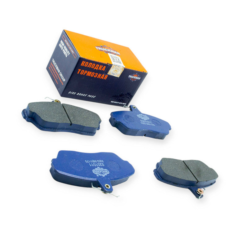 Колодки ГАЗ 3110, 3302, 2705 передні (к-кт 4 шт) гальмівні Мукачево - фото 1