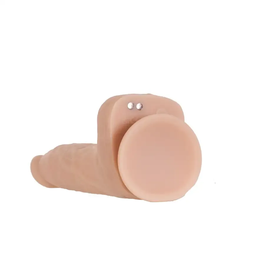 Фалоімітатор із пульсацією Addiction Naked Addiction 8.5” Thruster - Vanilla Львов - изображение 4