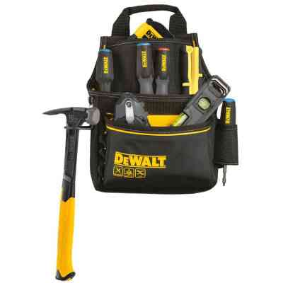 Сумка для інструмента DeWALT PRO з поясом та скобою для молотка, 12 кишень (DWST40101-1) Вінниця