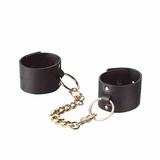 Наручники Bijoux Indiscrets MAZE - Wide Cuffs Black Sex Aura Киев