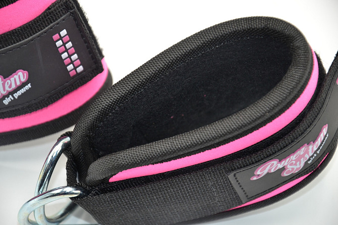 Манжети на щиколотку Power System PS-3450 Ankle Strap Gym Babe Pink Кам'янське - фото 7