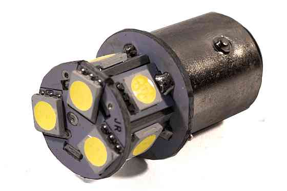 Светодиодная лампа AllLight T25 8 диодов 5050 1156 BA15S 12V WHITE Харьков