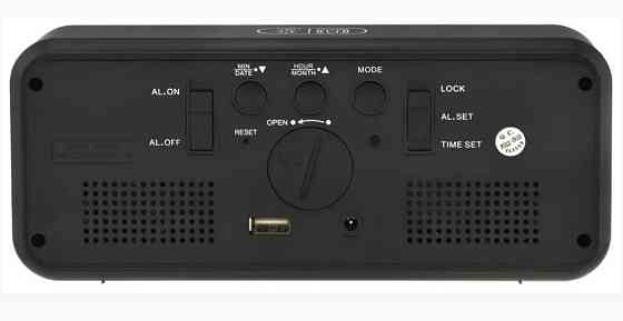 Годинники настільні DT-6508 7143 з зеленою підсвіткою Вінниця