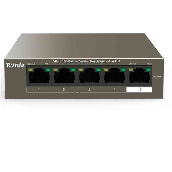 Комутатор Tenda TEF1105P-4-38W Ні Харків