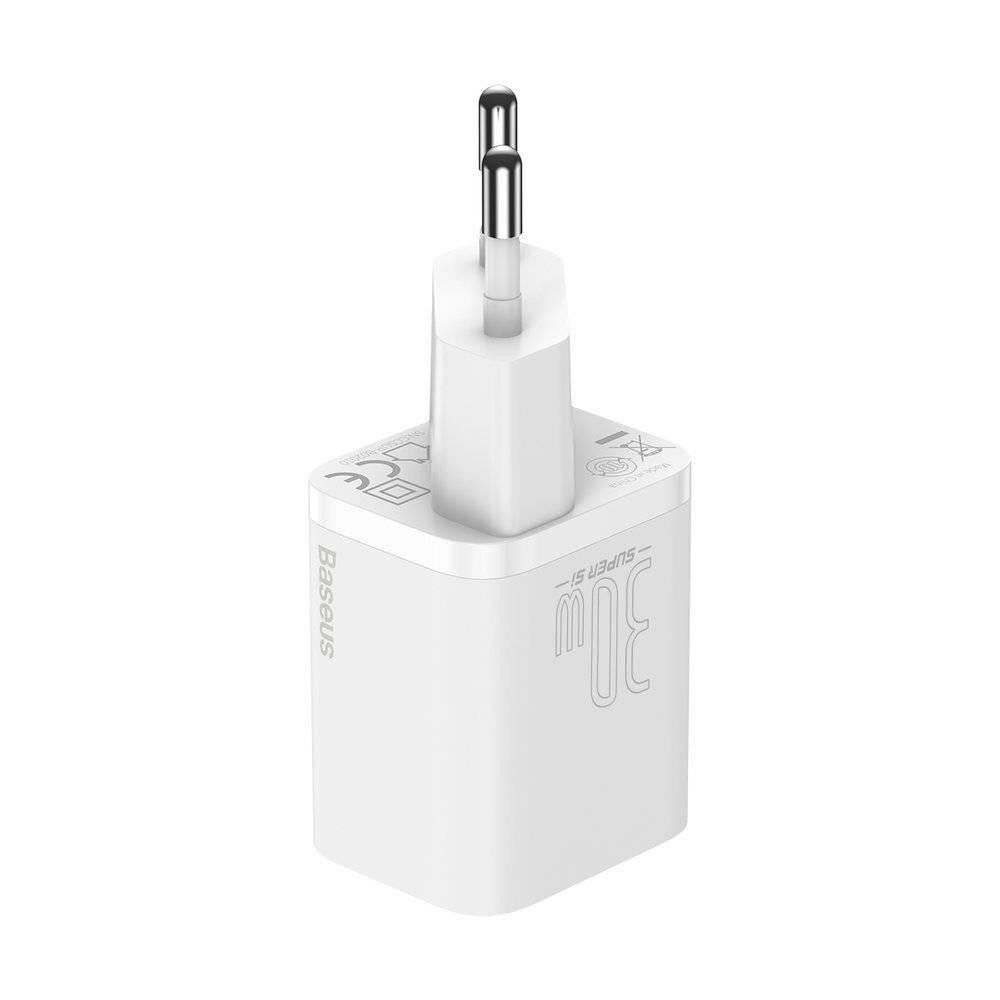 Мережевий зарядний пристрій Baseus Super Si quick charger IC 30W EU White Київ - фото 14
