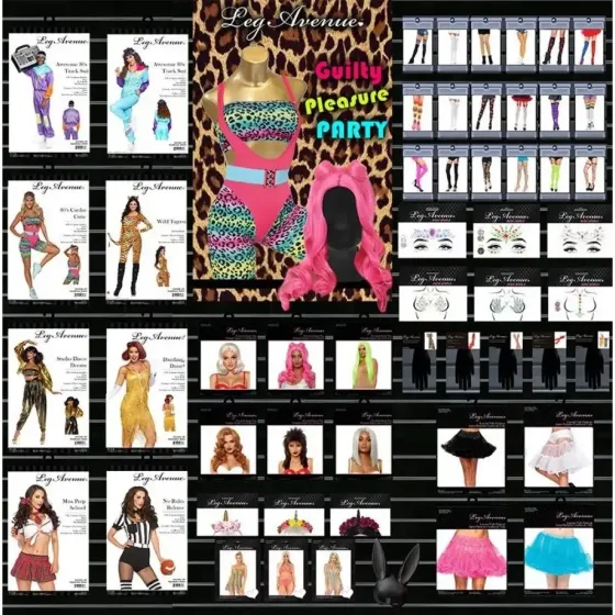 Мини платье со стразами Leg Avenue Rhinestone Skeleton з рукавами, S Sex Aura Киев
