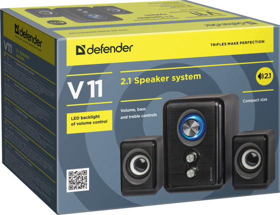 Акустика Defender V11 11 Вт 2.1 system, USB (65111) (6505060) Київ