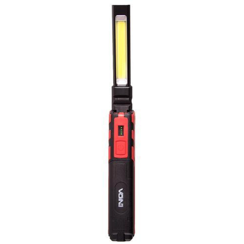 Переносний ліхтар VOIN VL-107, 5W COB + 3W XPE, акумулятор 2000mAh, магніт, індикатор заряду Харків - фото 6