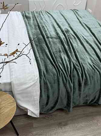 Ecotton Плед Ecotton 220х240 см Well Soft зелений пудровий (17-0112 Matte green) Коломия