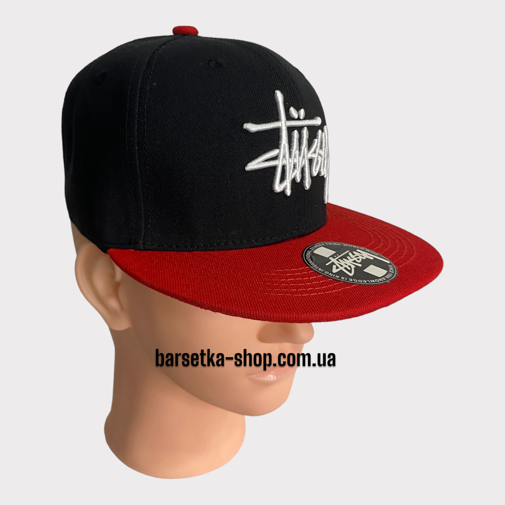 Кепка Stussy черно-красный 52-69(р) Запорожье - изображение 3