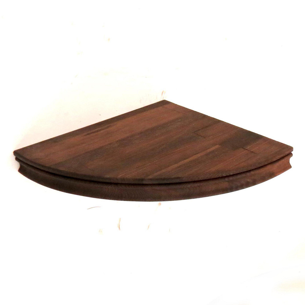 Кутова настінна полиця "Плата" капучино Миколаїв - фото 1