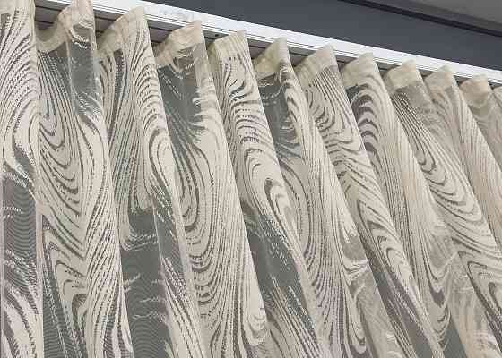 Тюль жаккард цвет бежевый 1997т Киев