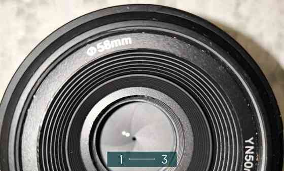 Об'єктив YONGNUO YN50 mm f1.8 Nikon. Київ