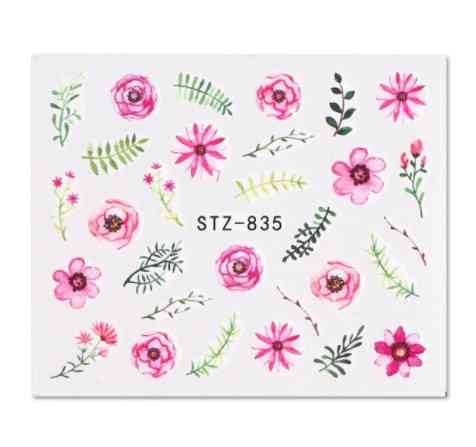 Водные слайдеры на гель лак 