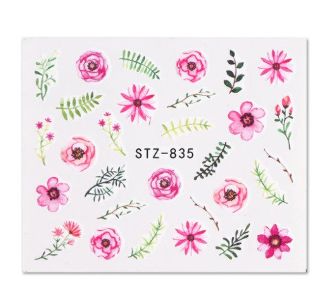 Водные слайдеры на гель лак 