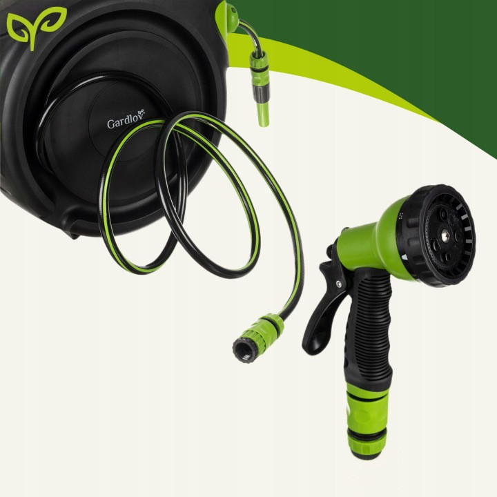 Автоматическая катушка поворотная с садовым шлангом 25 метров Gardlov (25509) Нововолынск - изображение 7