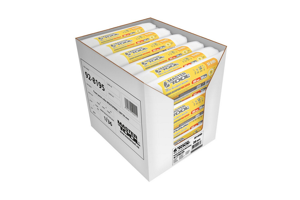 MASTERTOOL Валик малярський MASTERTOOL Moltopren 50/180 мм Ø 6 мм 92-8195_Р Коломия - фото 4