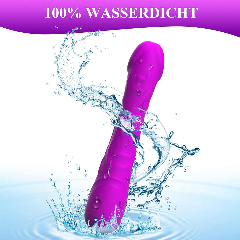 Вібратор-фаллоімітатор ORALLOO з 10 режимами вібрації - реалістичні силіконові вібратори для стимуляції її клітора з Німеччини Дніпро - фото 1