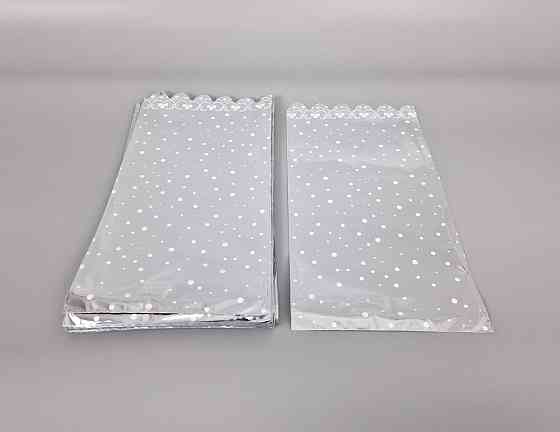 Пакет с рисунком для упаковки подарков   (20*40) №151 фольгированный (ажурный) 