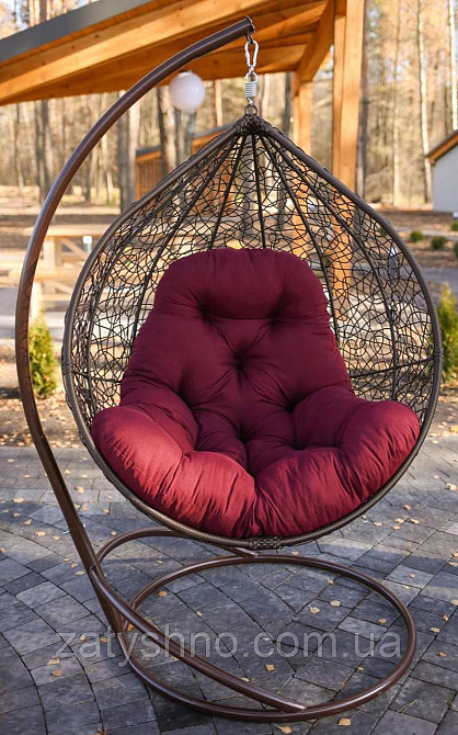 Підвісне крісло Кокон з подушкою Київ - фото 3