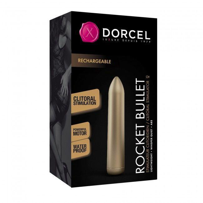 Перезаряжаемая вибропуля Dorcel Rocket Bullet Gold Sex Aura Киев - изображение 3