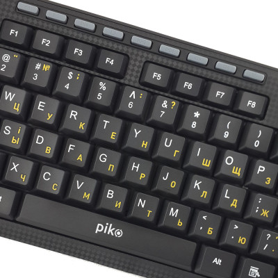 Клавиатура Piko KB-108 USB Black (1283126467103) Винница - изображение 2